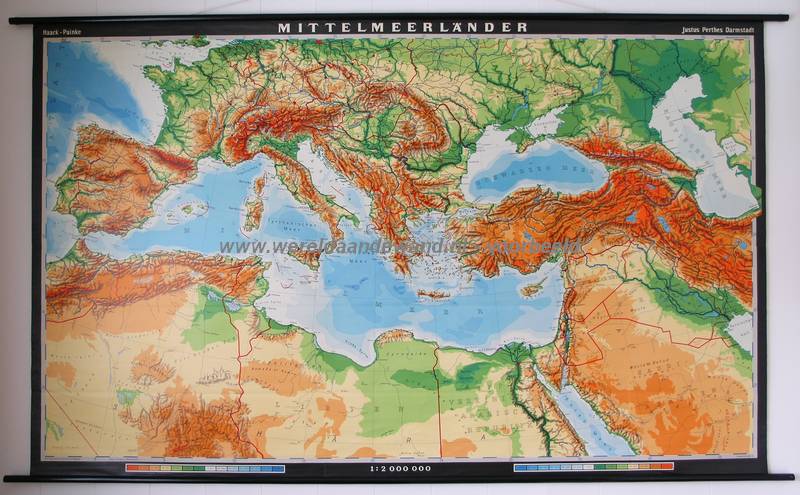 wandkaart schoolkaart schoolplaat