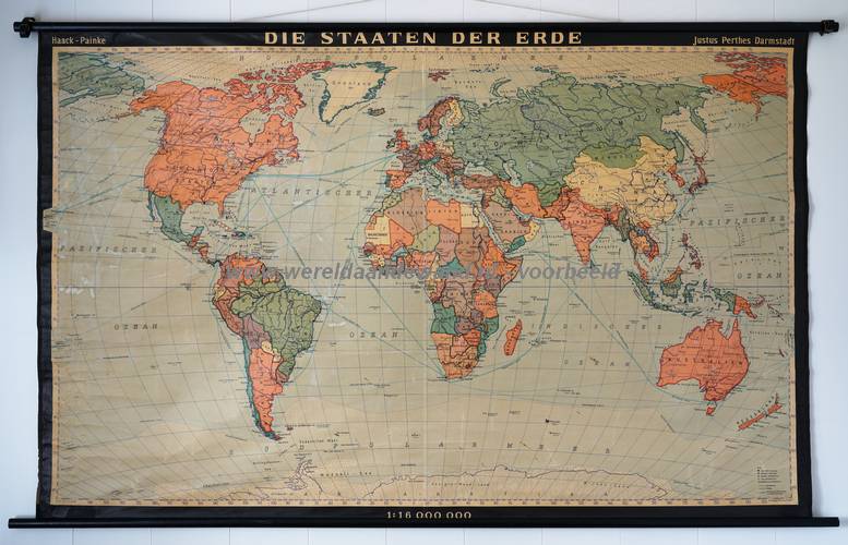 wandkaart schoolkaart schoolplaat