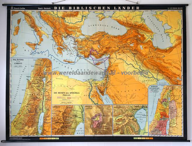 wandkaart schoolkaart schoolplaat