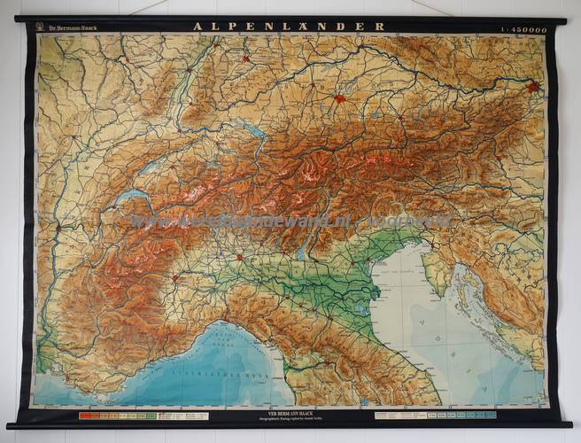 wandkaart schoolkaart schoolplaat