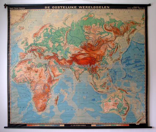 wandkaart schoolkaart schoolplaat