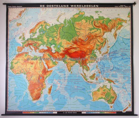 wandkaart schoolkaart schoolplaat