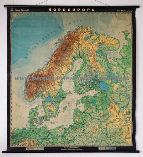 wandkaart schoolkaart schoolplaat