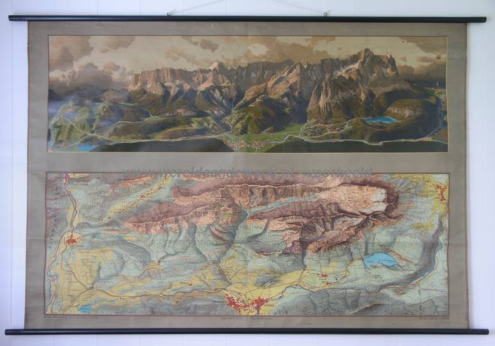 wandkaart schoolkaart schoolplaat