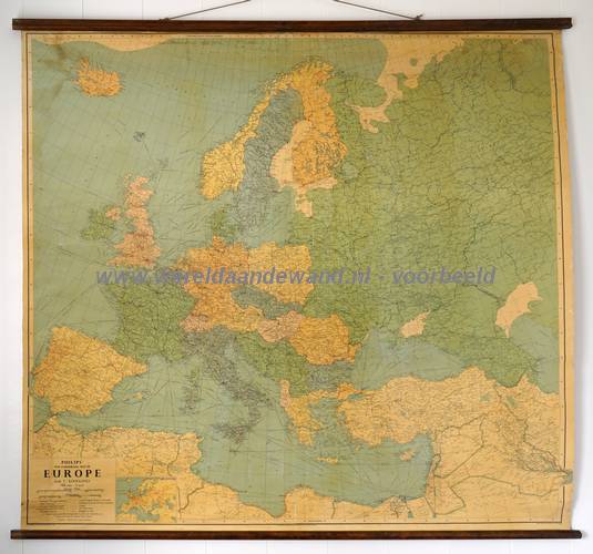 wandkaart schoolkaart schoolplaat