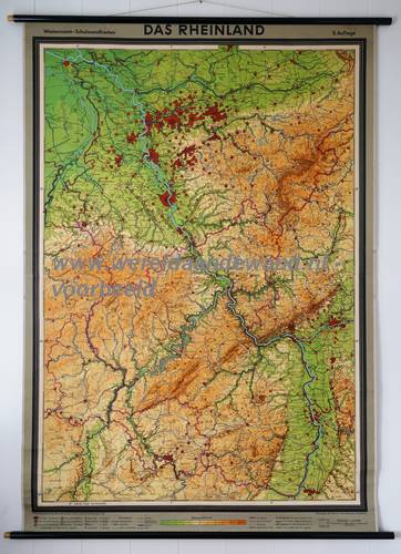 wandkaart schoolkaart schoolplaat