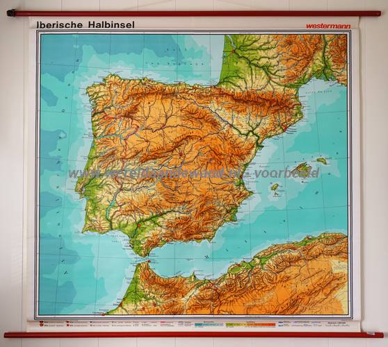 wandkaart schoolkaart schoolplaat