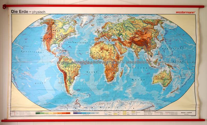 wandkaart schoolkaart schoolplaat