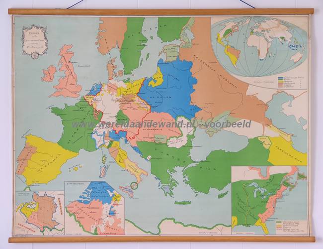 wandkaart schoolkaart schoolplaat