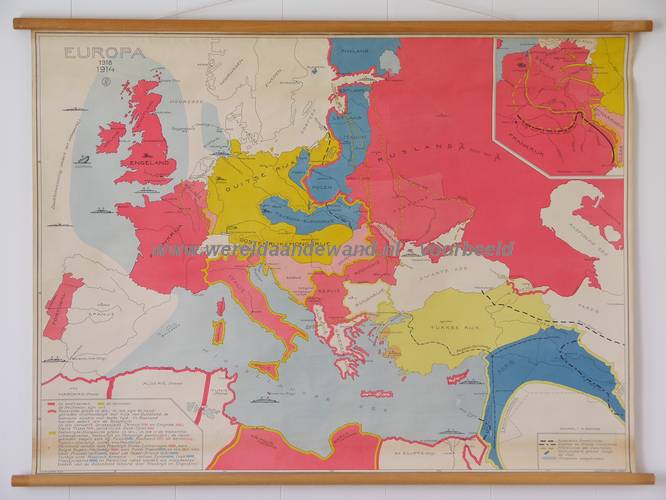 wandkaart schoolkaart schoolplaat