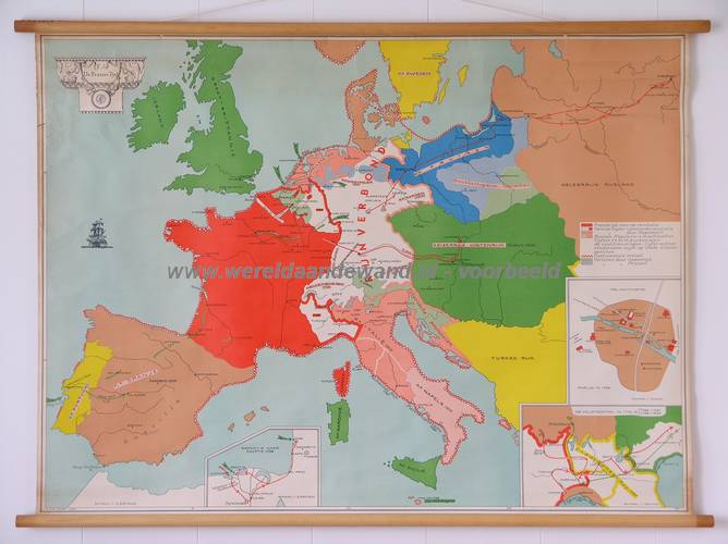 wandkaart schoolkaart schoolplaat