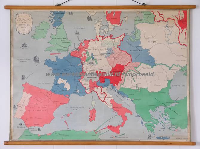wandkaart schoolkaart schoolplaat