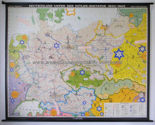 wandkaart schoolkaart schoolplaat