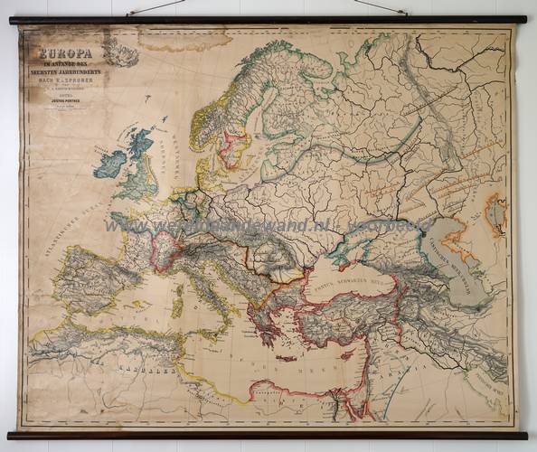 wandkaart schoolkaart schoolplaat