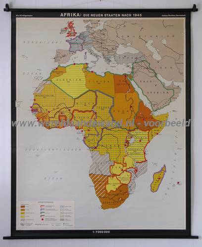 wandkaart schoolkaart schoolplaat