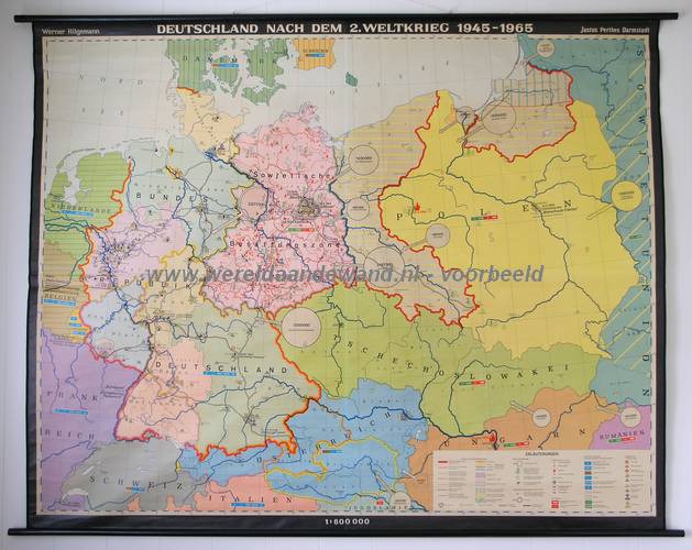 wandkaart schoolkaart schoolplaat