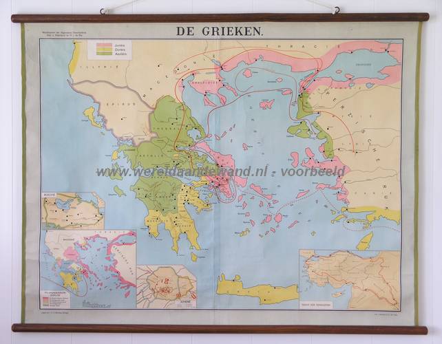 wandkaart schoolkaart schoolplaat