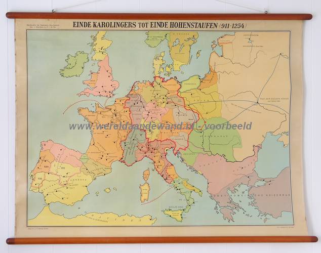 wandkaart schoolkaart schoolplaat