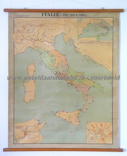 wandkaart schoolkaart schoolplaat