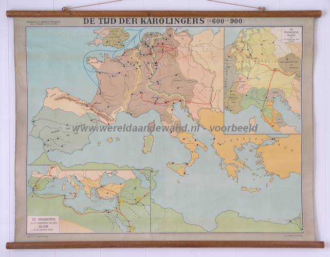 wandkaart schoolkaart schoolplaat