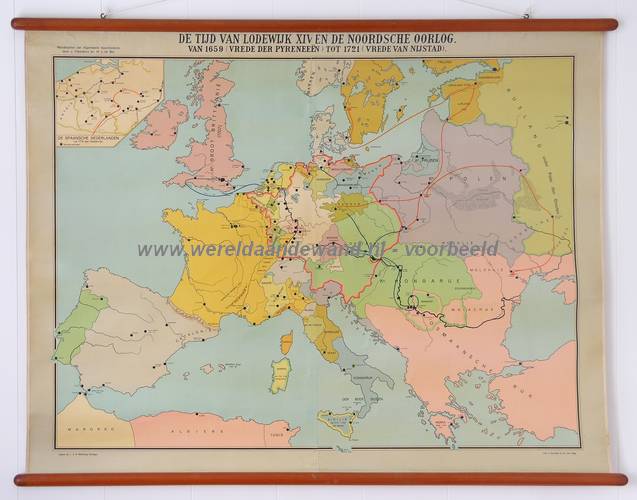 wandkaart schoolkaart schoolplaat