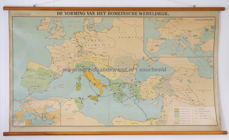 wandkaart schoolkaart schoolplaat