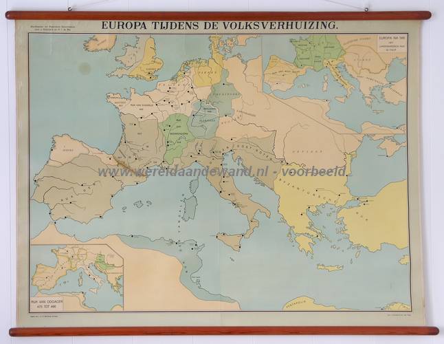 wandkaart schoolkaart schoolplaat