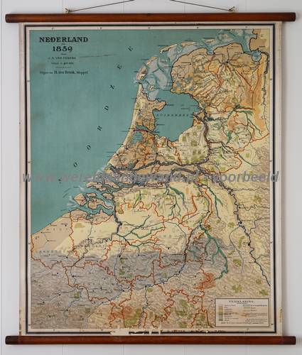 wandkaart schoolkaart schoolplaat