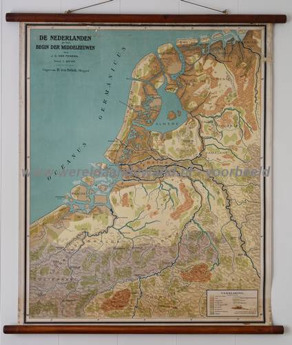 wandkaart schoolkaart schoolplaat