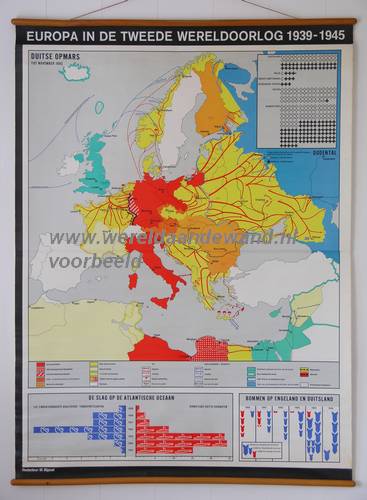 wandkaart schoolkaart schoolplaat