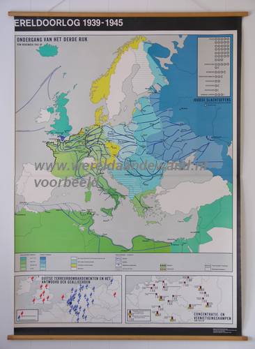 wandkaart schoolkaart schoolplaat