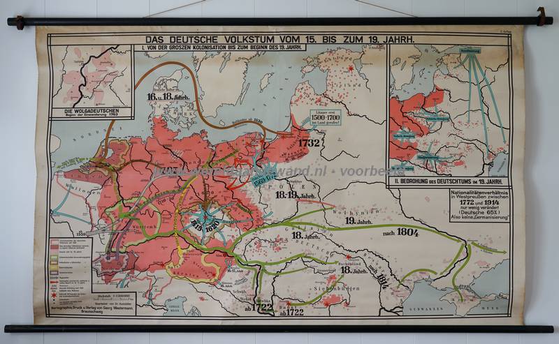 wandkaart schoolkaart schoolplaat