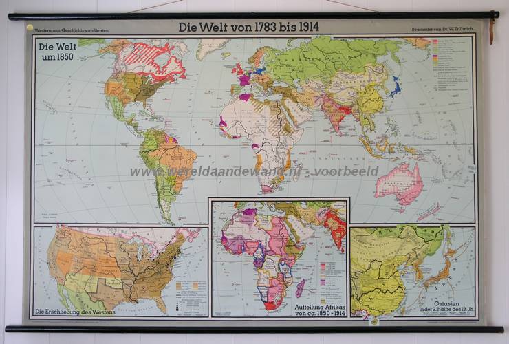 wandkaart schoolkaart schoolplaat