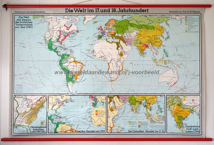 wandkaart schoolkaart schoolplaat