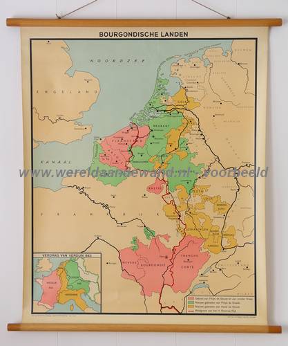 wandkaart schoolkaart schoolplaat