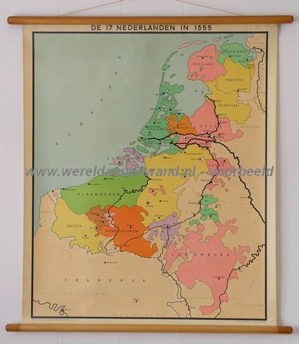 wandkaart schoolkaart schoolplaat