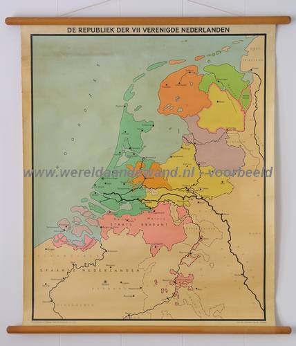 wandkaart schoolkaart schoolplaat