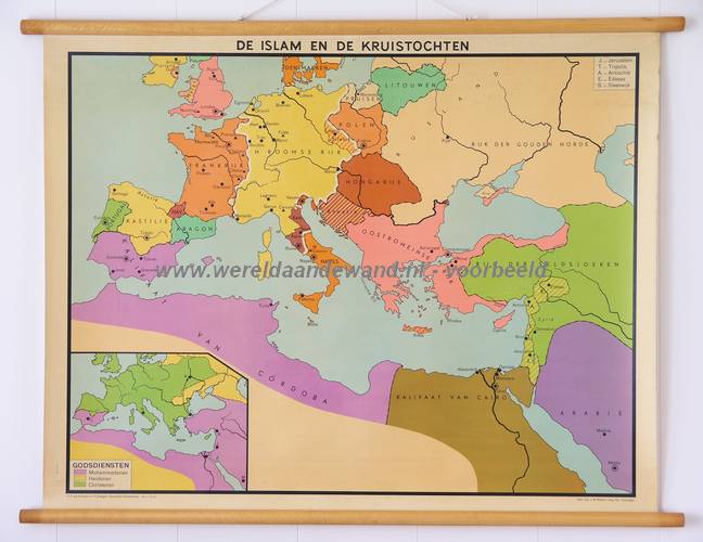 wandkaart schoolkaart schoolplaat