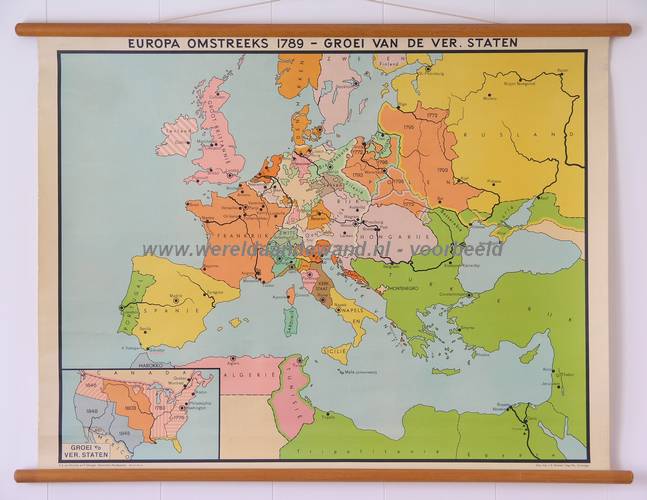 wandkaart schoolkaart schoolplaat