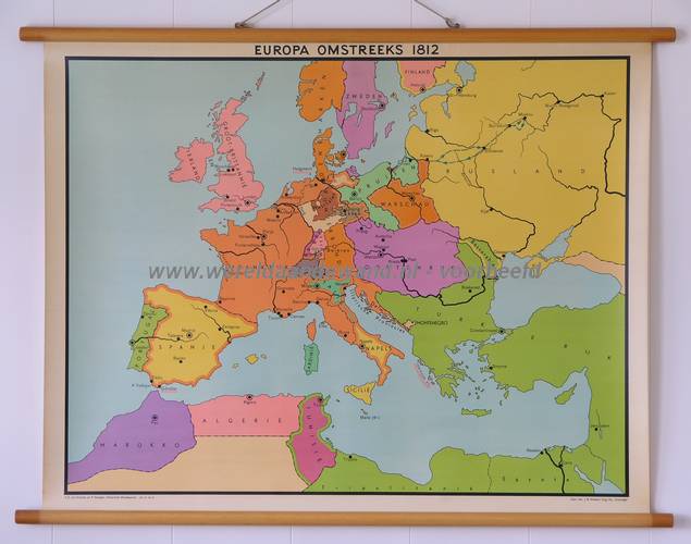wandkaart schoolkaart schoolplaat
