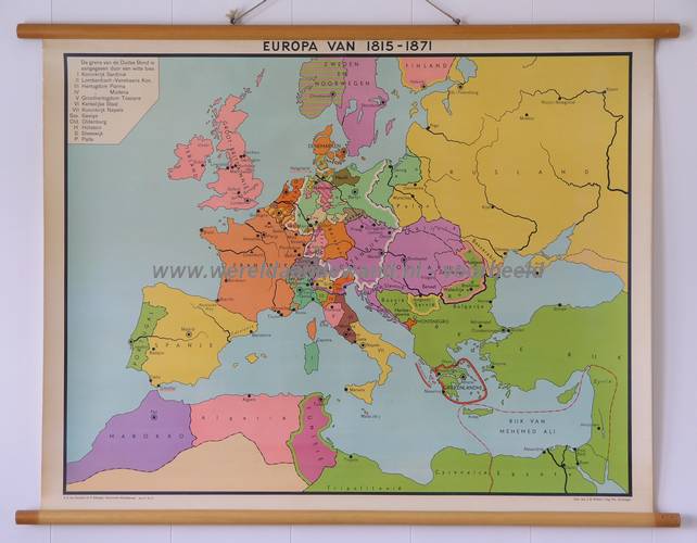 wandkaart schoolkaart schoolplaat