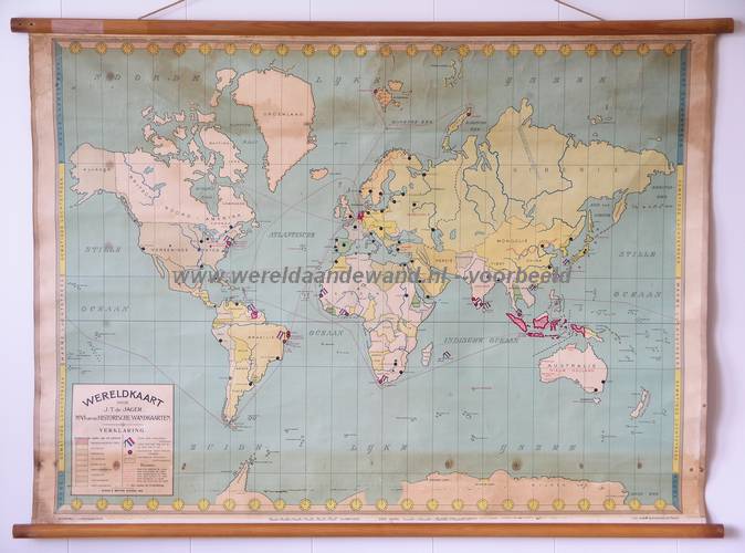 wandkaart schoolkaart schoolplaat