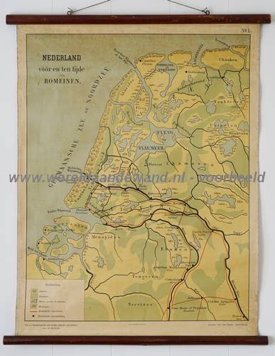 wandkaart schoolkaart schoolplaat