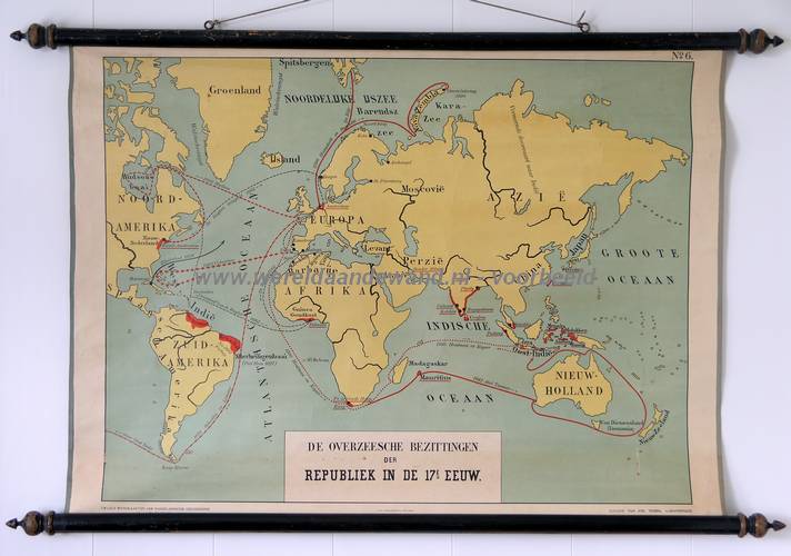 wandkaart schoolkaart schoolplaat