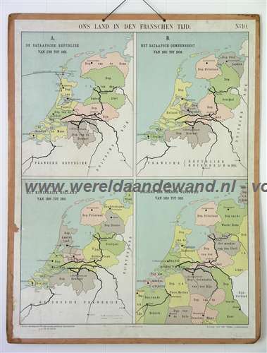 wandkaart schoolkaart schoolplaat