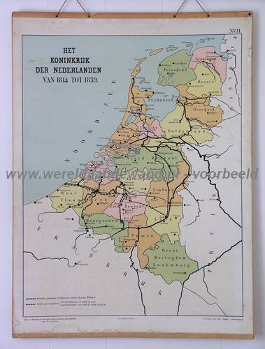 wandkaart schoolkaart schoolplaat