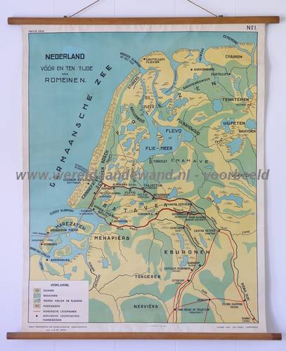 wandkaart schoolkaart schoolplaat