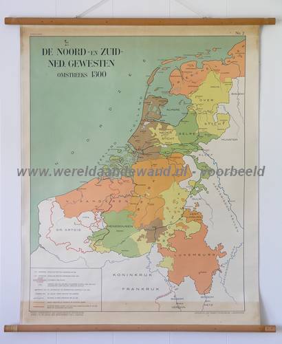 wandkaart schoolkaart schoolplaat