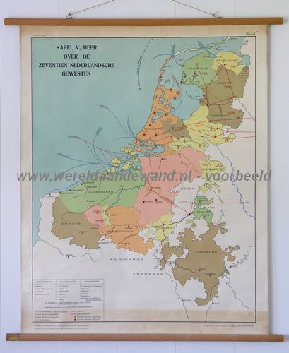 wandkaart schoolkaart schoolplaat