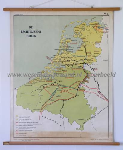 wandkaart schoolkaart schoolplaat